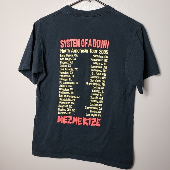 System of A Down Mezmerize Tour 2005 S Band Shirt - Picture 7 of 8